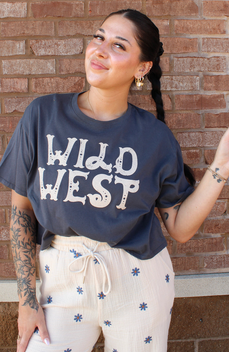Wild West Crop Tee