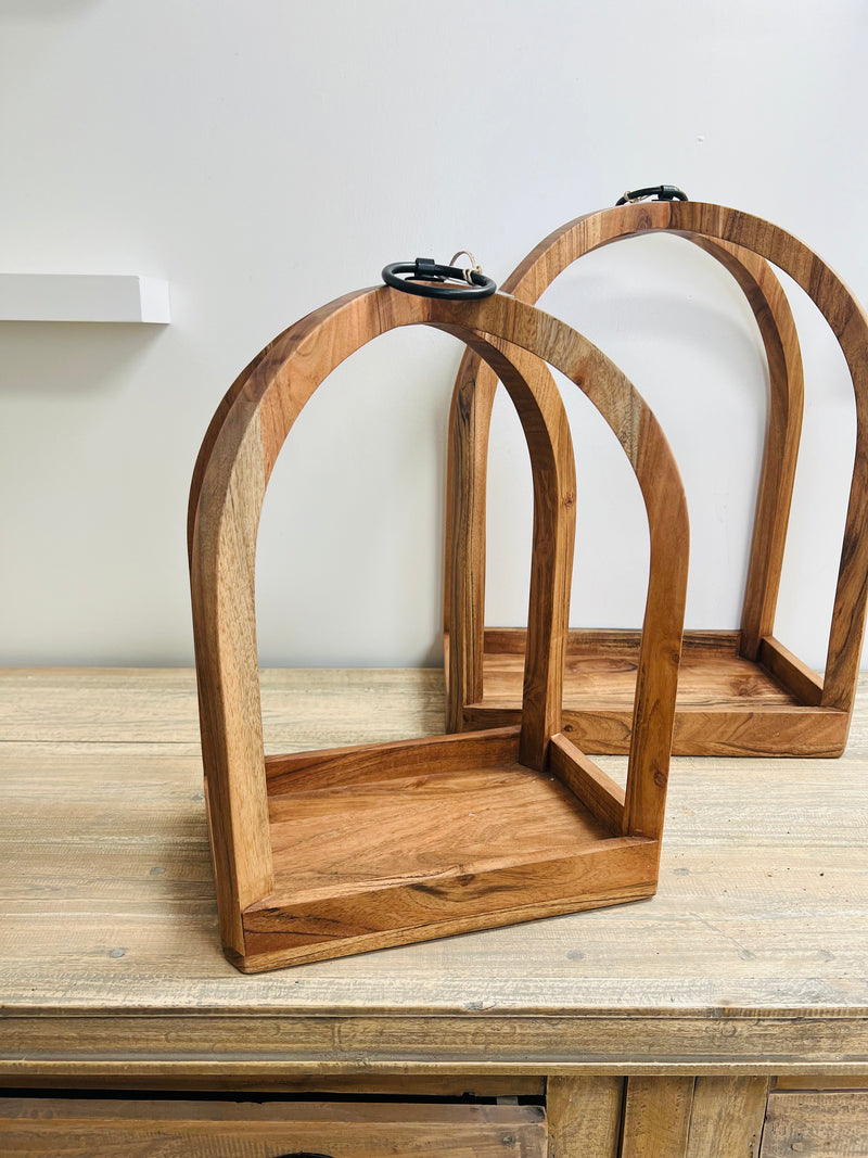 Cherry Wood Display Lantern