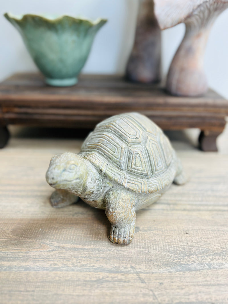 9" Gold Wash Garden Turtle
