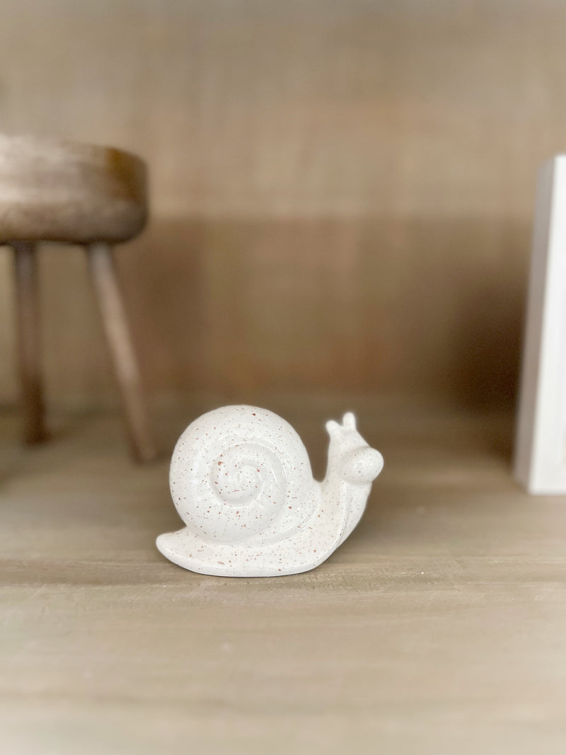 3" Ceramic Snail