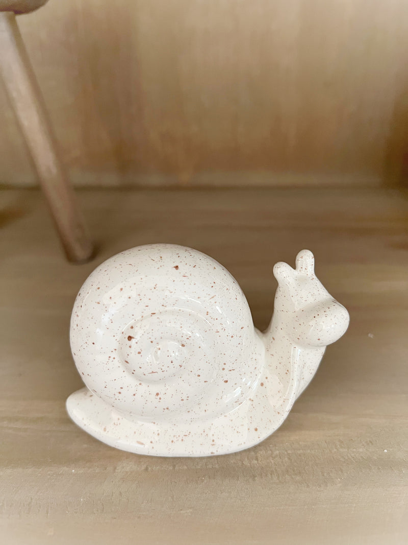 3" Ceramic Snail