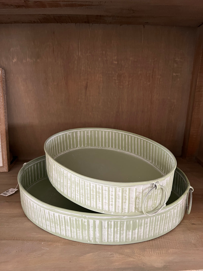 Mint Metal Spring Tray