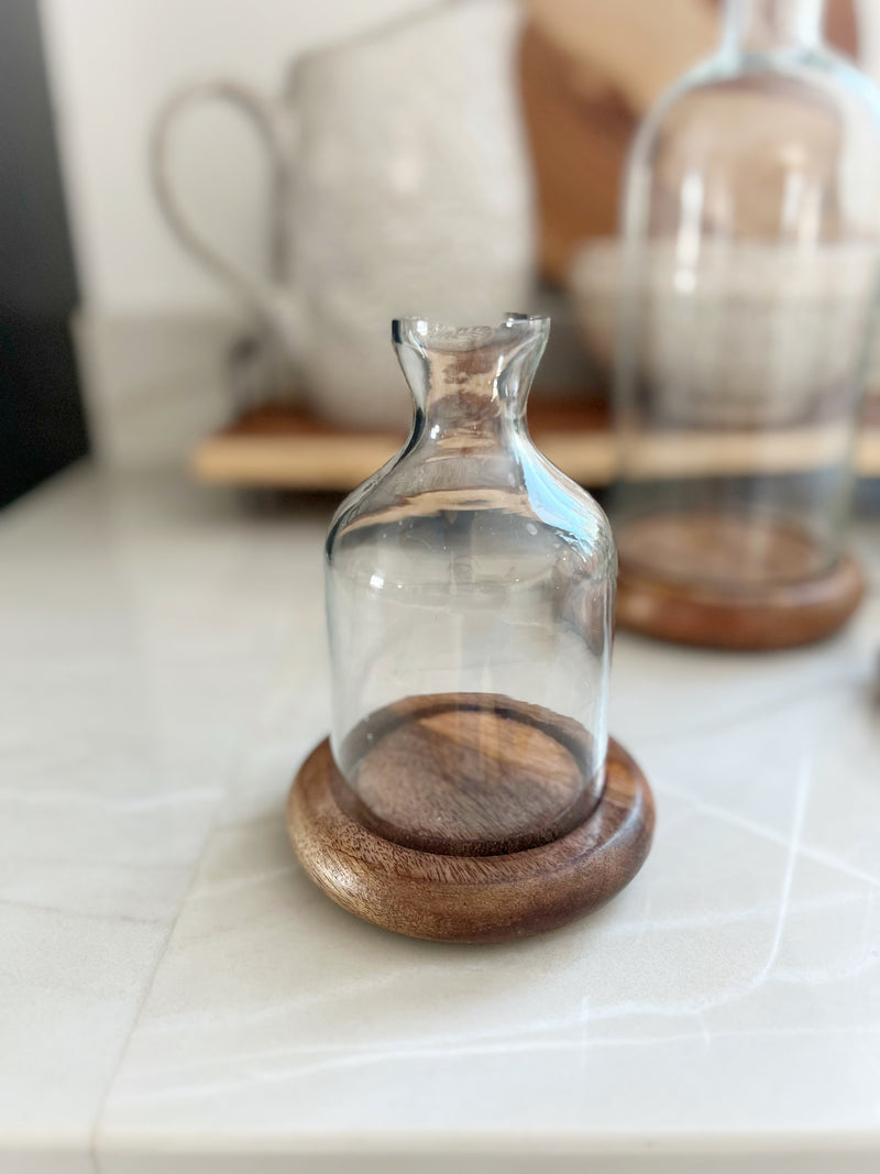 5" Glass Bottle Cloche