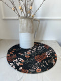Set of (2) Timeless Flower + Fern Placemats