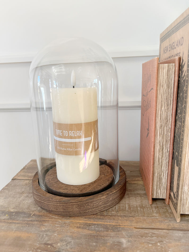 10" Glass Dome Cloche