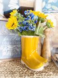 Yellow Rainboots Planter
