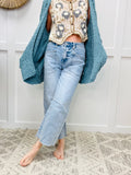 Vervet Curvy High Rise Barrel Jean