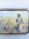 16" x 10" Jesus Among Wildflowers