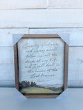 8" x 10" Surely Goodness Psalm