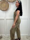 Olive Acid Wash Pocket Jumper