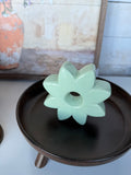 Green Porcelain Daisy Block