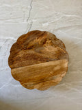 9" Scallop Wood Riser