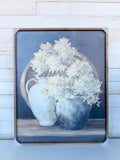8" x 10" Golden Hydrangeas II White By Julia Purinton