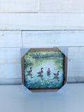 8" x 8" Spring Ducks In Pond