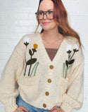 Garden Vibes Embroidered Spring Cardigan