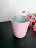 5" Pink Heart Bucket