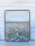24" x 30" Be Kind And Helpful Flower Field Ephesians 4:32