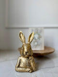 Resin Bunny Bookends / Figurine