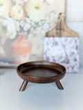 Vintage Copper Raised Tray