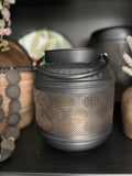 9.25" Iron Mosaic Lantern