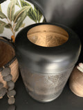 13" Iron Mosaic Lantern
