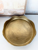 11.5" Gold Ruffle Dish