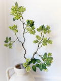 35" Sedum Spray - Green