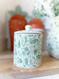 7" Ceramic Easter Pattern Jar