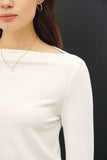 Boatneck Longsleeve Top