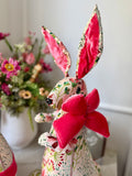 22” Embroidered Botanical Easter Bunny