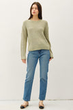 Acid Wash Chunky Sweater