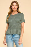 Bailey Smocked Blouse