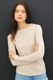 Boatneck Longsleeve Top