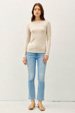 Boatneck Longsleeve Top