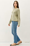 Acid Wash Chunky Sweater