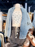 Denim Bomber Jacket