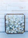 16" x 16" Abstracted Florals 3 Neutral By Nina Blue