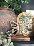 Antique Gold Butterfly Stands