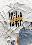Hawkeyes Mock Neck Crew