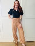 Eyelet Puff Sleeve Top