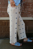 Stevie Linen Embroidered Pant