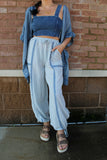 Michelle Side Tie Boho Pant