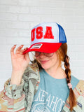 Usa Logo Mesh Back Cap