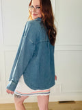 Ultra Soft Terry Denim Shacket