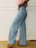 Flying Monkey Drawstring Wide Jean