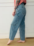 Vervet High Rise Utility Barrel Jean