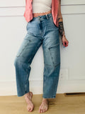Vervet High Rise Utility Barrel Jean