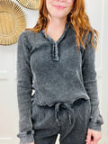 Distressed Mineral Long Sleeve