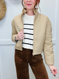 Quilted Floral Jacket