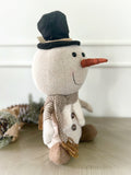Woodsy Plush Snowman